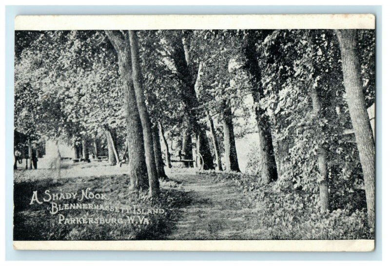 c1910 Shady Nook Blennerhassett Island Parkersburg West Virginia WV Postcard 