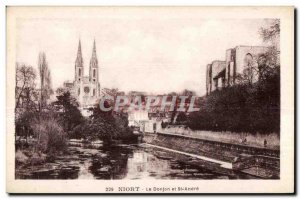 Old Postcard Niort and St Andre Le Donjon