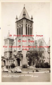 WA, Spokane, Washington, RPPC, First Presbyterian Church, Views Photo No A-567