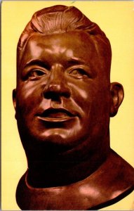 Ohio Canton Football Hall Of Fame Bronze Bust Of Wilbur Fats Henry