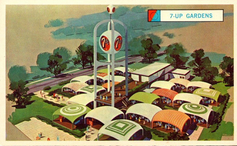 1964-65 New York World's Fair The 7-Up International Sandwich Gardens