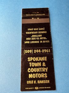 Matchbook Spokane Town And Country Motors Washington MB156
