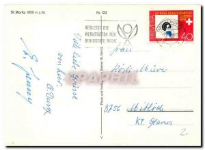 Modern Postcard St Moritz