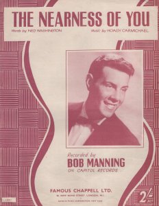 The Nearness Of You Bob Manning Sheet Music