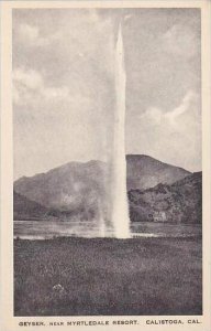 California Catlistoga Geyser Near Myrtledale Resort