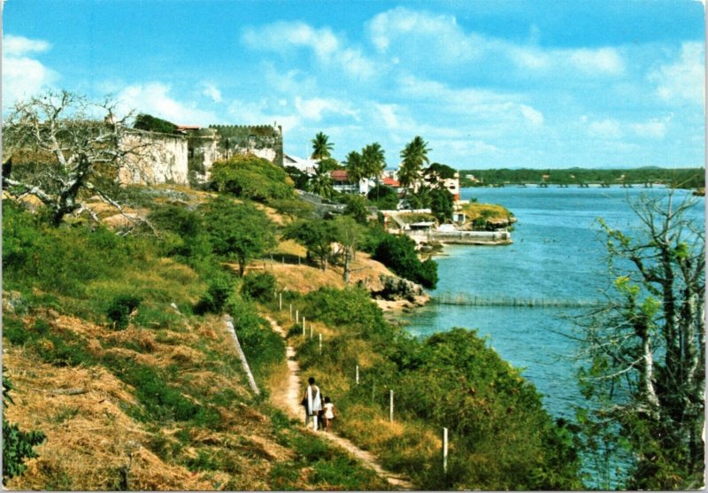 Postcard Africa Kenya Mombasa - Old Harbour, Fort Jesus