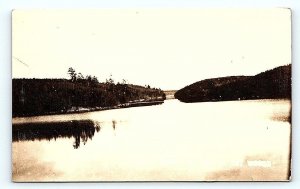 RPPC LAKE of the WOODS, Manitoba Canada ~ LAKE SCENE  c1910s  Postcard