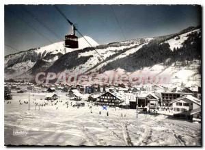 Postcard Modern Morzine Haute Savoie General view of the station and the depa...