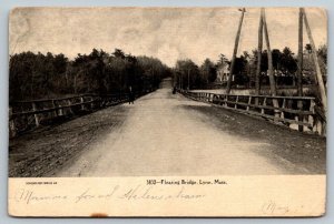 Floating Bridge  Lynn   Massachusetts   Postcard  1907