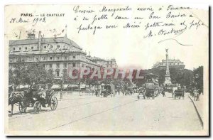 Old Postcard Paris Chatelet