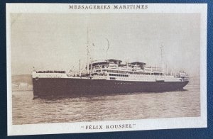 Mint France Real Picture Postcard Felix Roussel Maritime Mail