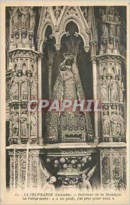 The Old Post Card Delivrande (Calvados) Inside the Basilica of the Black Mado...