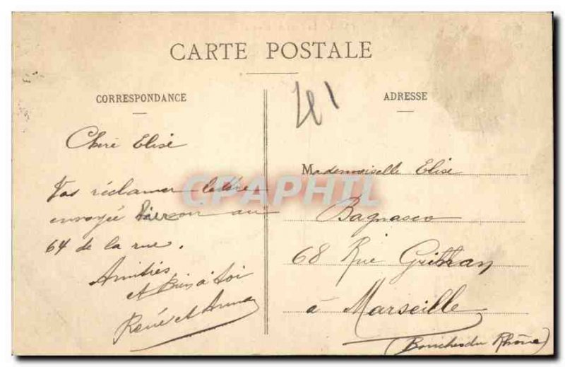 Old Postcard Paris Pont Alexandre