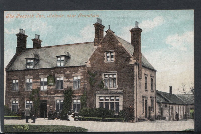 Lincolnshire Postcard - The Peacock Inn, Belvoir, Near Grantham  RS13317 