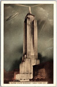 Empire State Building New York City NYC Office Floor Spaces Postcard