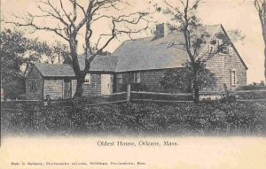 Oldest House Orleans Massachusetts 1910c postcard