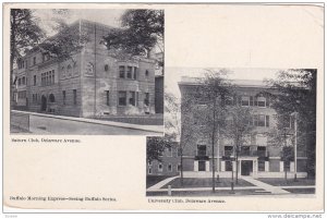 Saturn Club & University Club, Delaware Avenue, Buffalo, New York, 00-10s