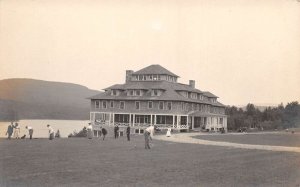 Pike New Hampshire Lake Tarleton Club Golfing Real Photo Postcard AA72380