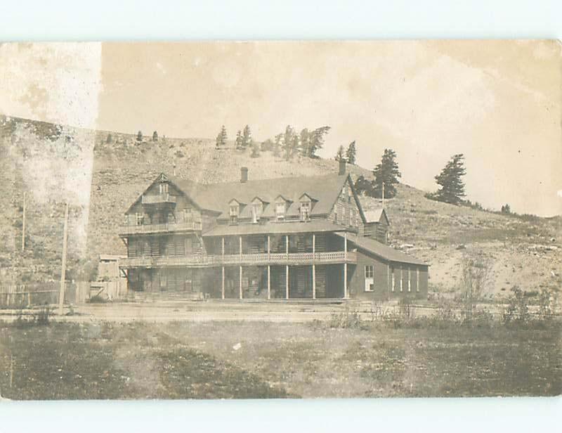 Old rppc BUILDING SCENE Architecture Postcard AB1093