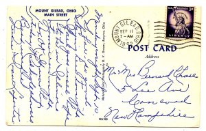 OH - Mt. Gilead. Main Street Scene