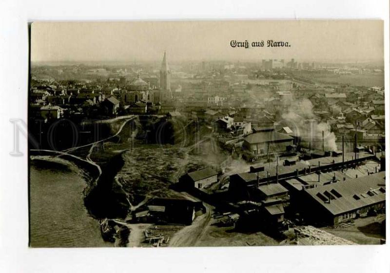 270393 ESTONIA Gruss aus NARVA Vintage photo postcard