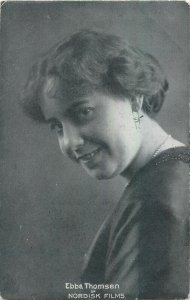 Danish actress during the golden era of silent films in Denmark Ebba Thomsen