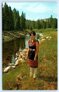 SHERIDAN, WY~Miss Indian America NORA BEGAY Navajo 1971 Native American Postcard