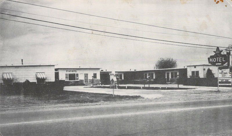 Star Motel, Rogers, Arkansas, Beaver Lake Under Construction, Old Postcard