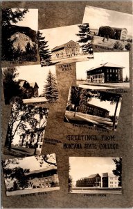 Greetings from Montana State College Postcard PC143