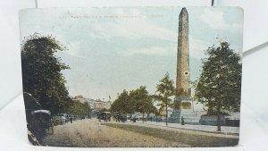 Antique Postcard Cleopatras Needle & Thames Embankment Posted Early 1900s