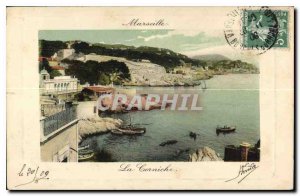 Postcard Old Marseille The Corniche