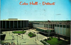 Cobo Hall Detroit Convention Arena Front View Detroit Michigan Berkley Postcard 
