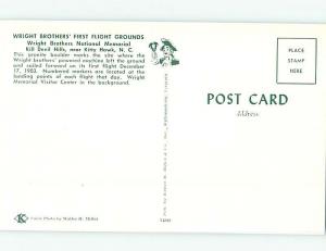 Pre-1980 KILL DEVIL HILLS - WRIGHT BROTHERS Kitty Hawk - Outer Banks NC hn8134