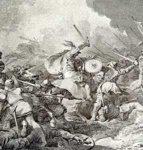 William At Hastings Battle Woodcut Print Victorian 1894 War Military Art DWT2