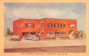 Montrose Maryland Jack's Restaurant Vintage Postcard AA101820