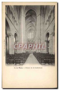 Old Postcard Le Mans Choir of the Cathedral