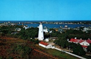 USA Ocracoke lighthouse Ocracoke North Carolina Chrome Postcard 09.82