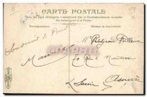 Postcard Old Port Brest Boat