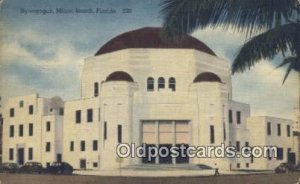 Synagogue Miami Beach, FL, USA Judaic 1950 