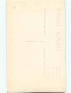 Old rppc BUILDING SCENE Architecture Postcard AB1153