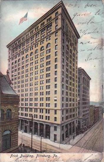 Pennsylvania Pittsburg Frick Building 1905