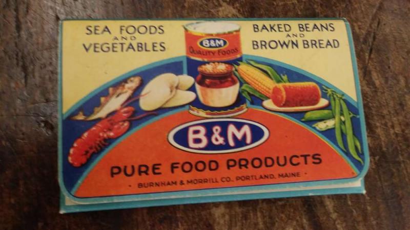 Group of 25 B and M Foods Recipe Cards with Envelope Antique J76029