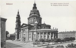 Budapest Capitol of Hungary St. Stephens Church 1910