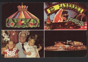 New Jersey WILDWOOD Ed Zaberer's World Famous Restaurant pm1983 - Chrome