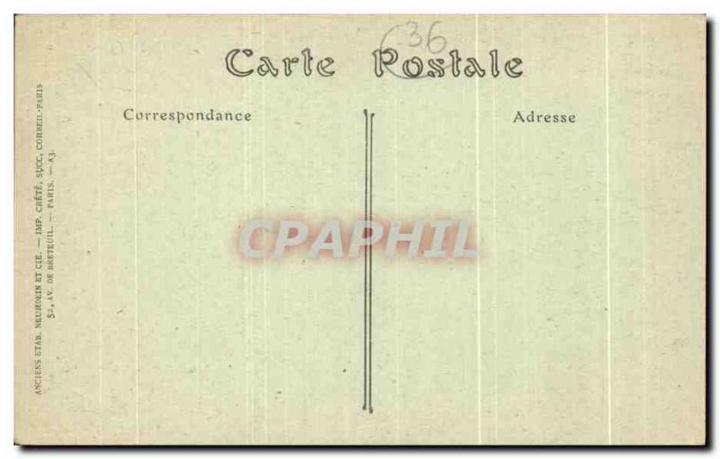 Old Postcard Chateauroux Chateau Raoul And The Park