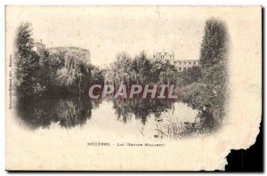 Mezieres Old Postcard Lake (sqaure Mialaret)