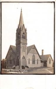 Iowa Ia Postcard Real Photo RPPC 1920 CHEROKEE Methodist Episcopal Church