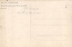 MS Cometa Ship Postcard