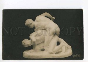 3040426 NUDE Men Wrestling. Vintage photo PC