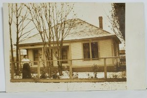 Rppc View of Home & Laura Fuller c1909 Postcard N17